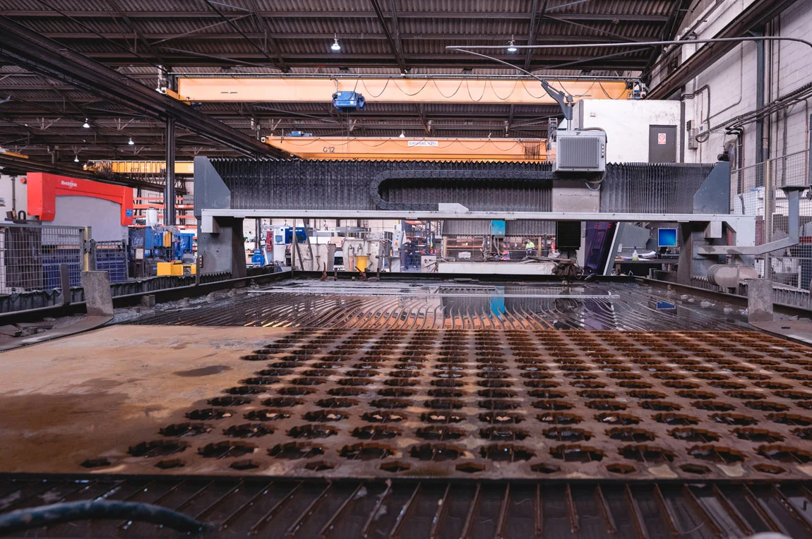 Servicio de corte de metal por agua (Waterjet) en Barcelona y toda España | Grupo Goded