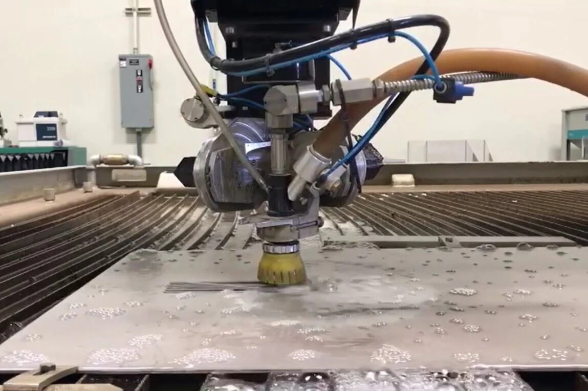 Servicio de corte de metal por agua (Waterjet) en Barcelona y toda España | Grupo Goded
